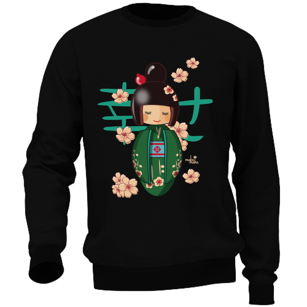 Felpa Unisex Kokeshi DONNA