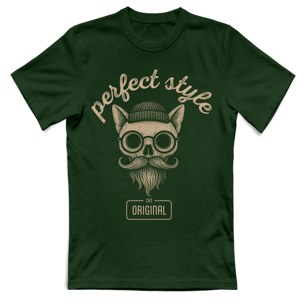 T-Shirt Unisex Hipster CAT