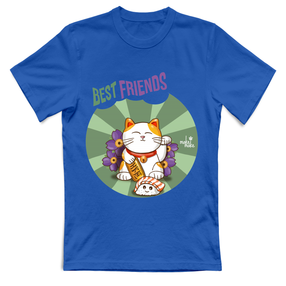 T-Shirt Unisex Maneki Neko Best Friends