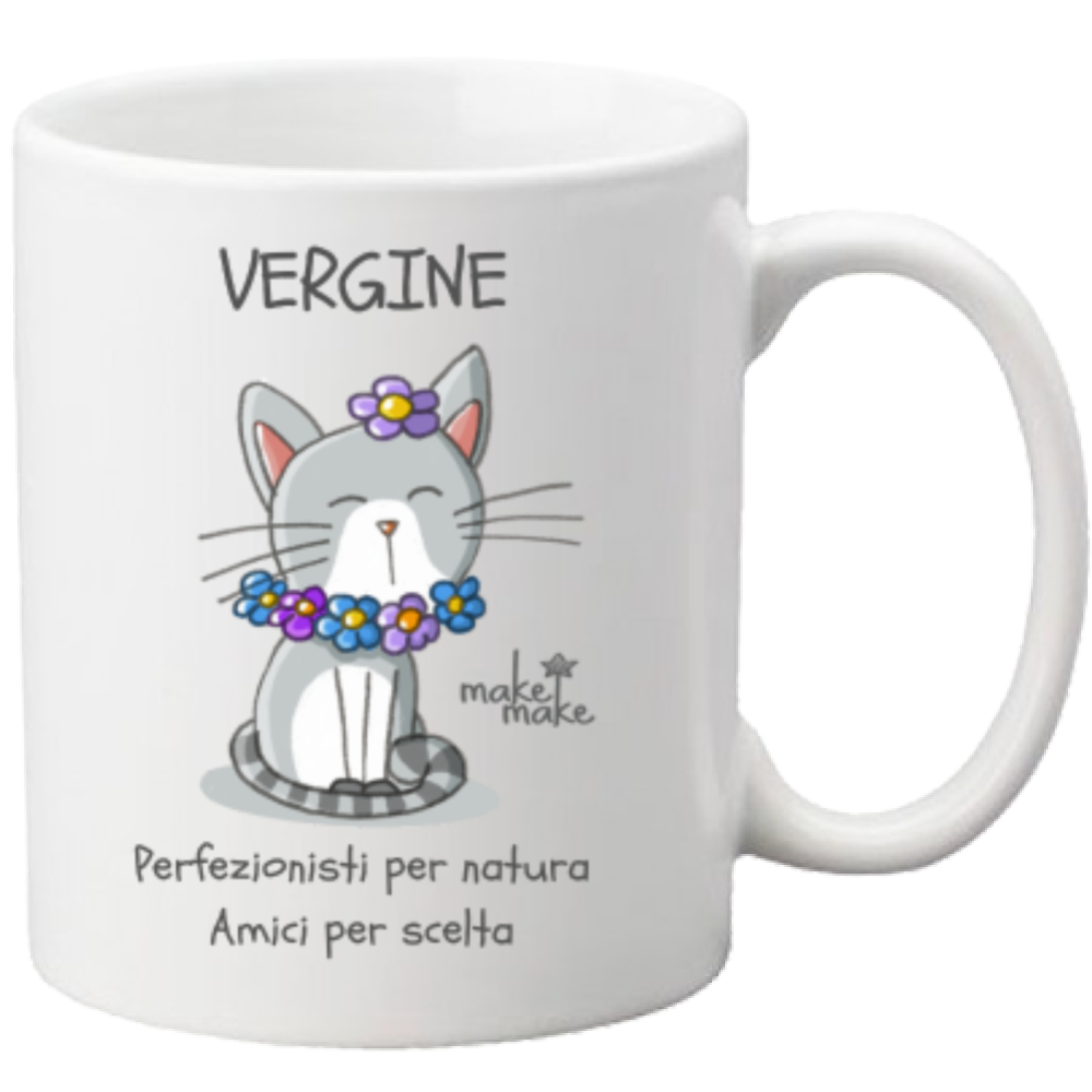 Tazza con Segno Zodiacale Vergine