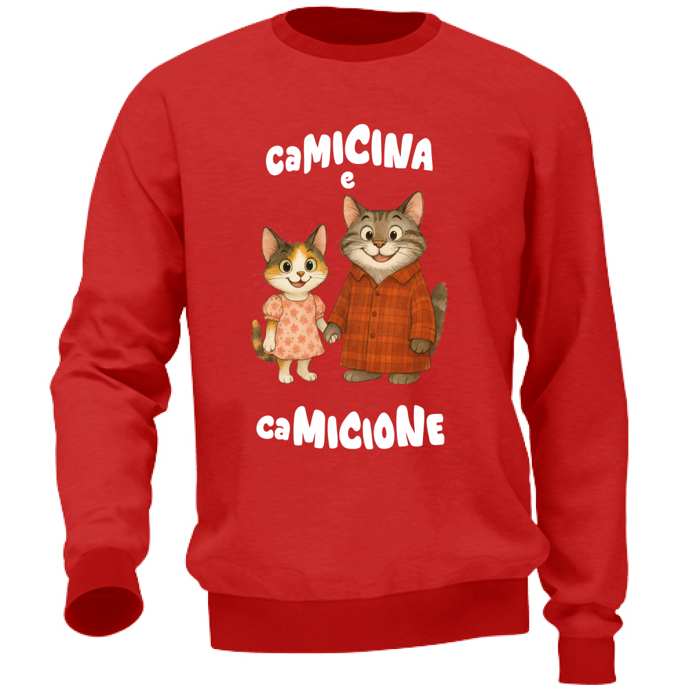 Felpa Unisex Camicina e Camicione per mano