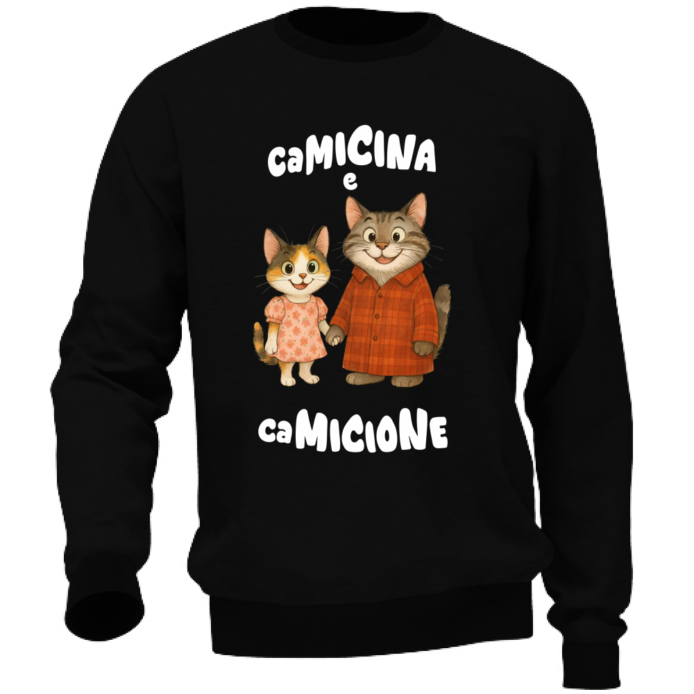Felpa Unisex Camicina e Camicione per mano