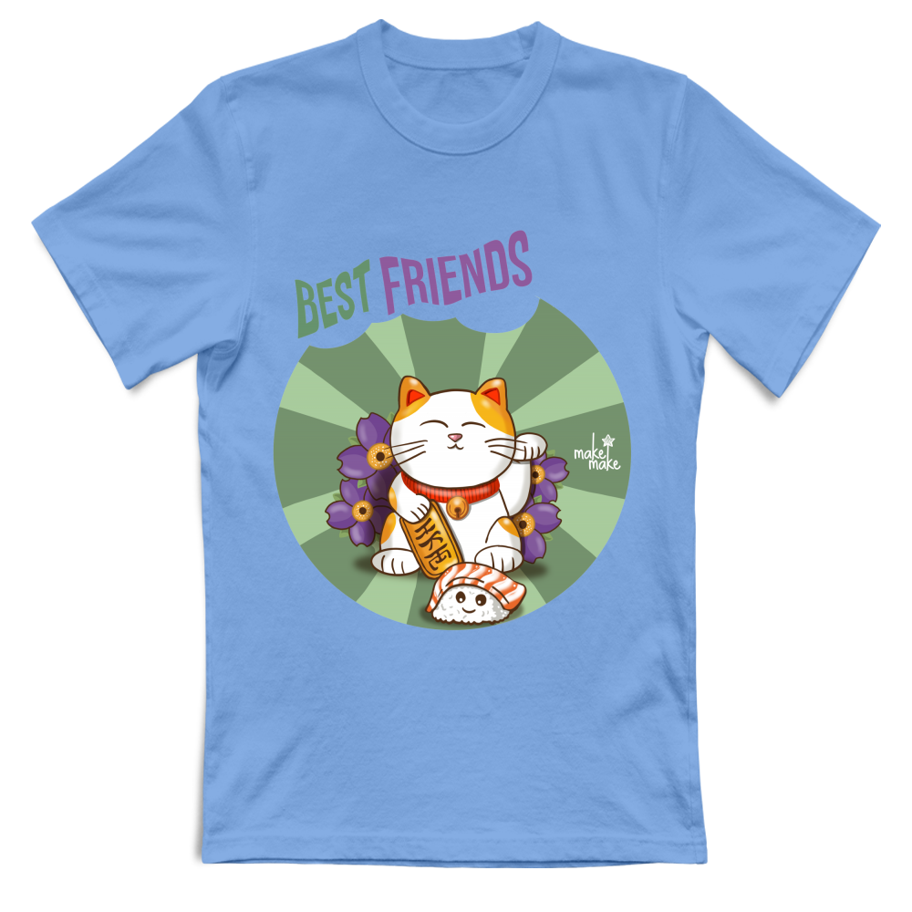 T-Shirt Unisex Maneki Neko Best Friends