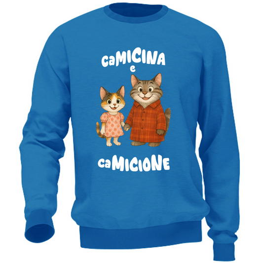 Felpa Unisex Camicina e Camicione per mano