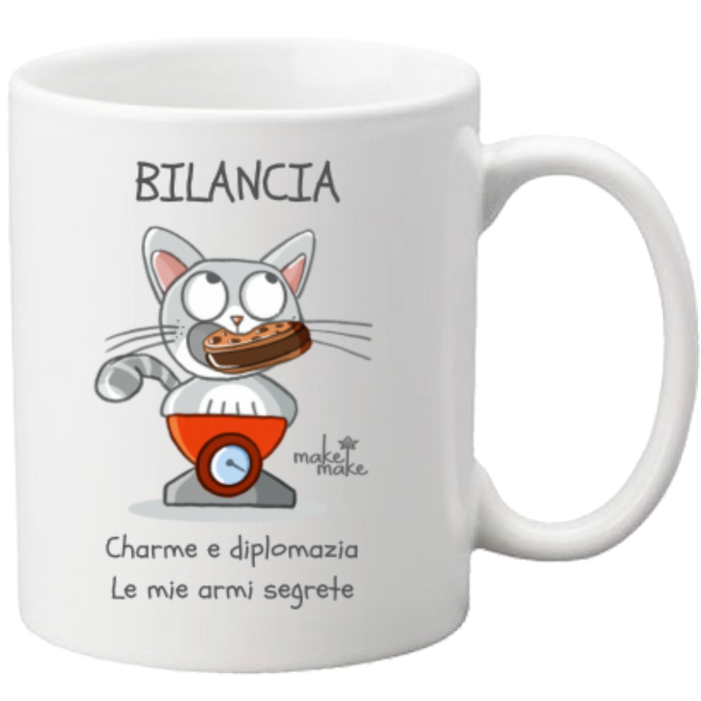 Tazza con Segno Zodiacale Bilancia