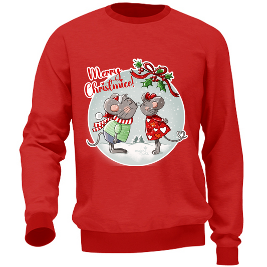 Felpa Unisex Topini Natale