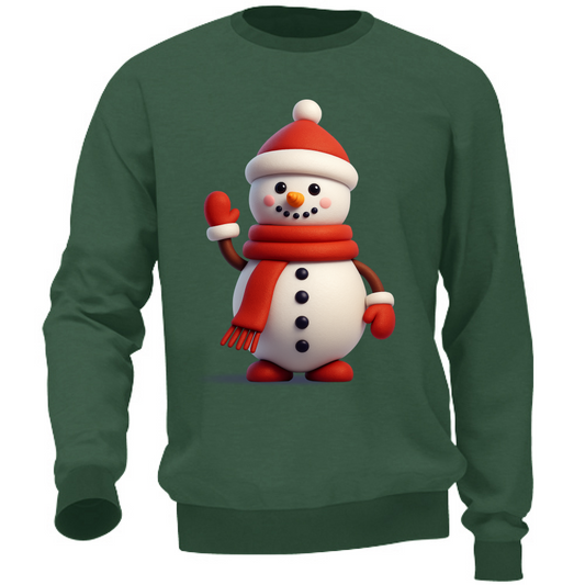 Felpa Unisex Felpa Unisex Pupazzo di Neve