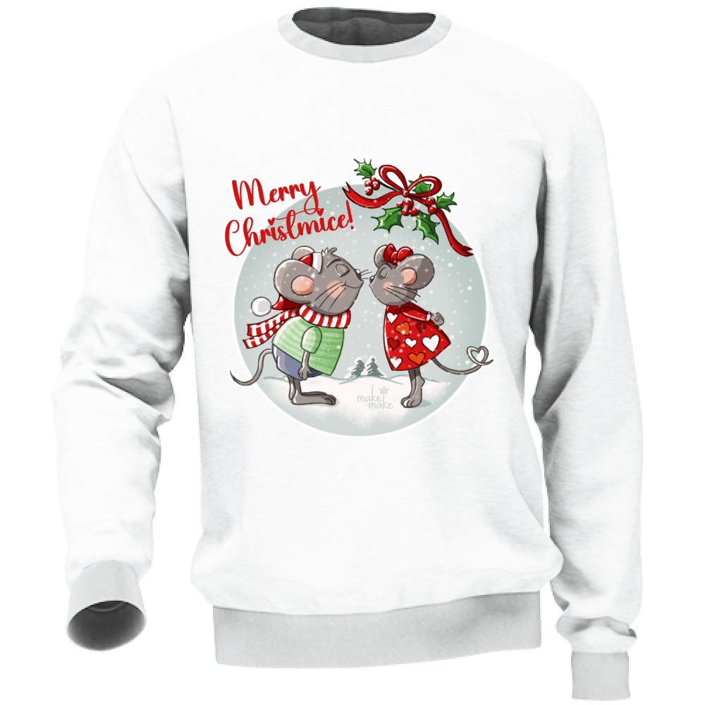 Felpa Unisex Topini Natale