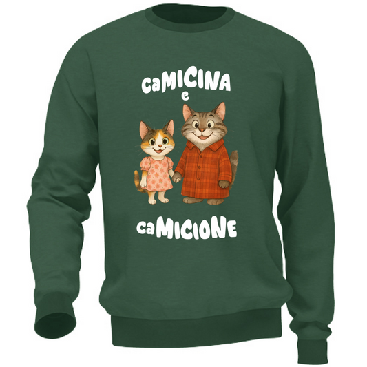 Felpa Unisex Camicina e Camicione per mano