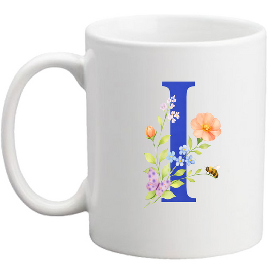 Tazza Lettera fiorita I