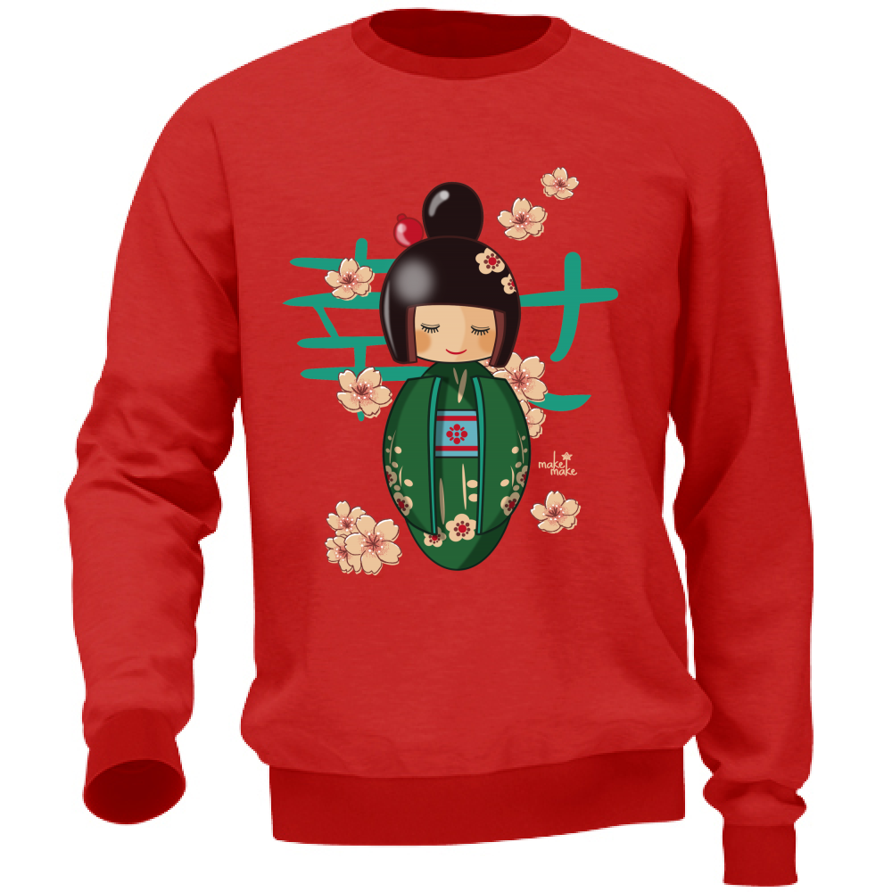 Felpa Unisex Kokeshi DONNA
