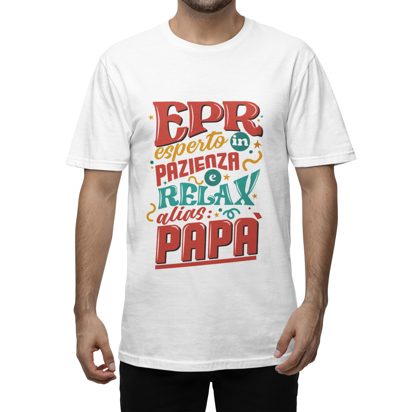 T-Shirt Festa del Papà - EPR - Esperto in Pazienza e Relax