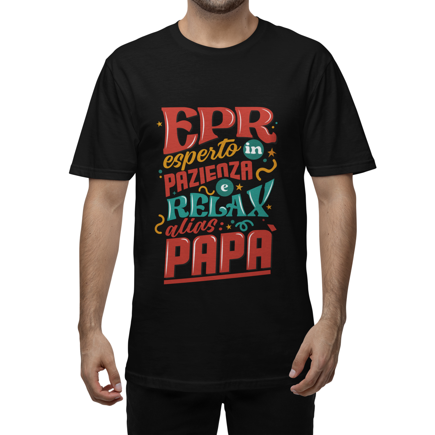 T-Shirt Festa del Papà - EPR - Esperto in Pazienza e Relax