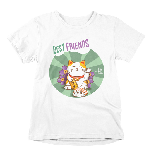 T-Shirt Donna Maneki Neko Best Friends