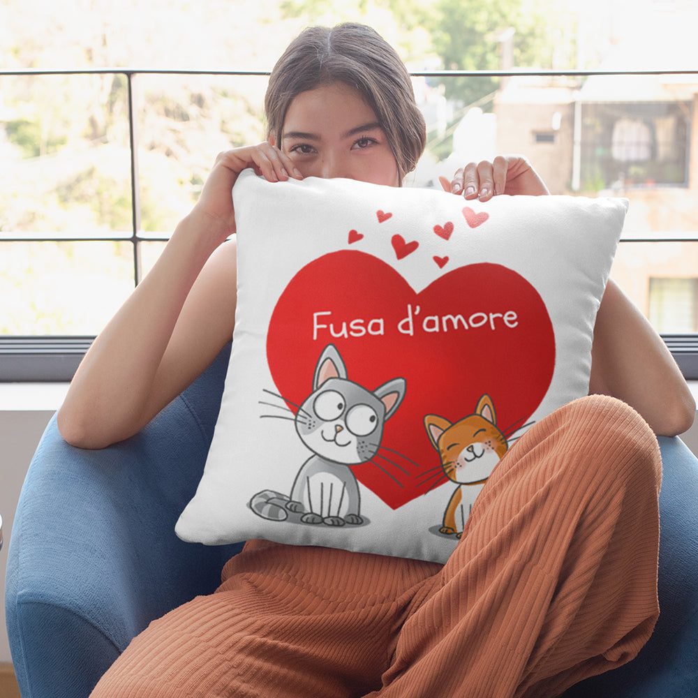 Cuscino Gattini Innamorati