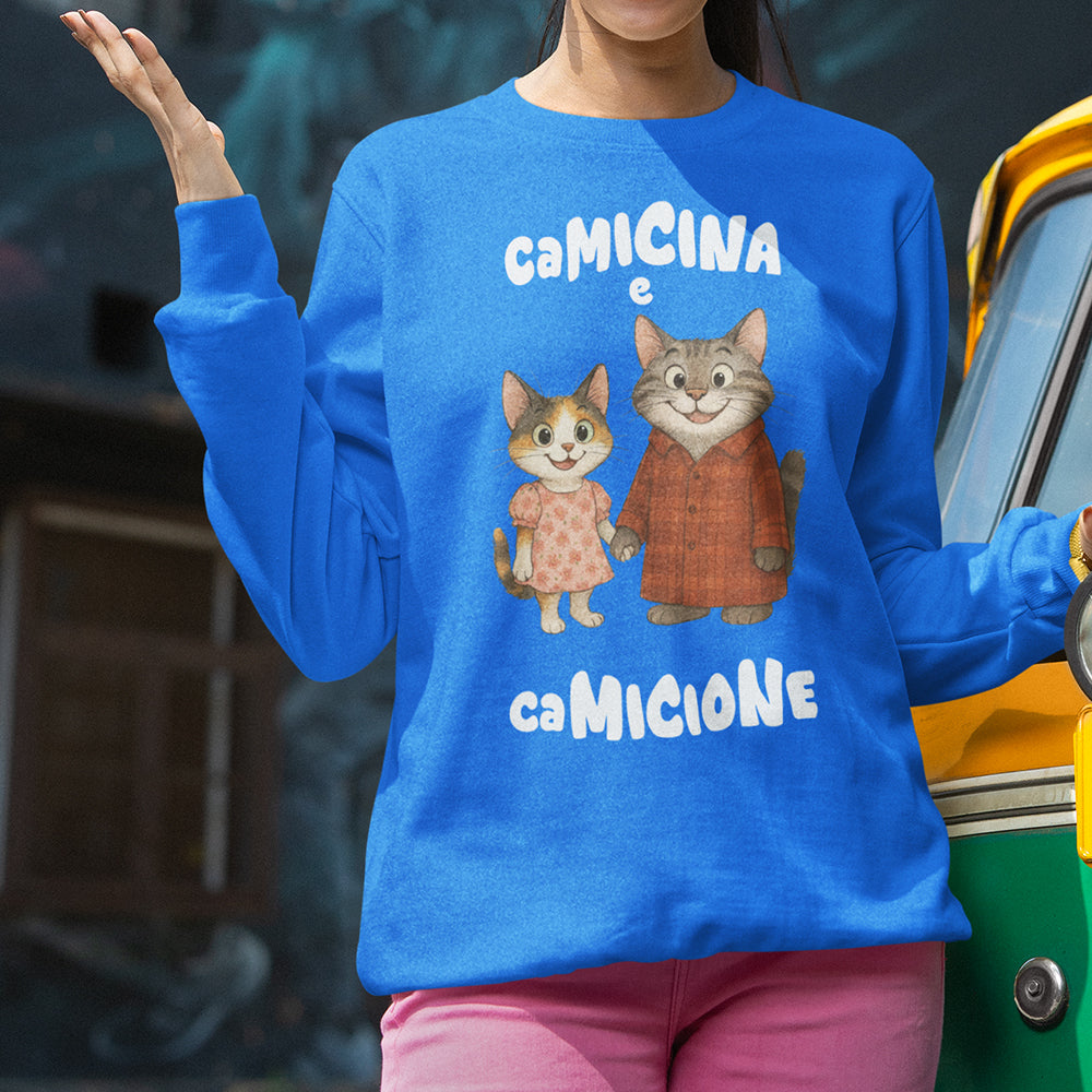 Felpa Unisex Camicina e Camicione per mano