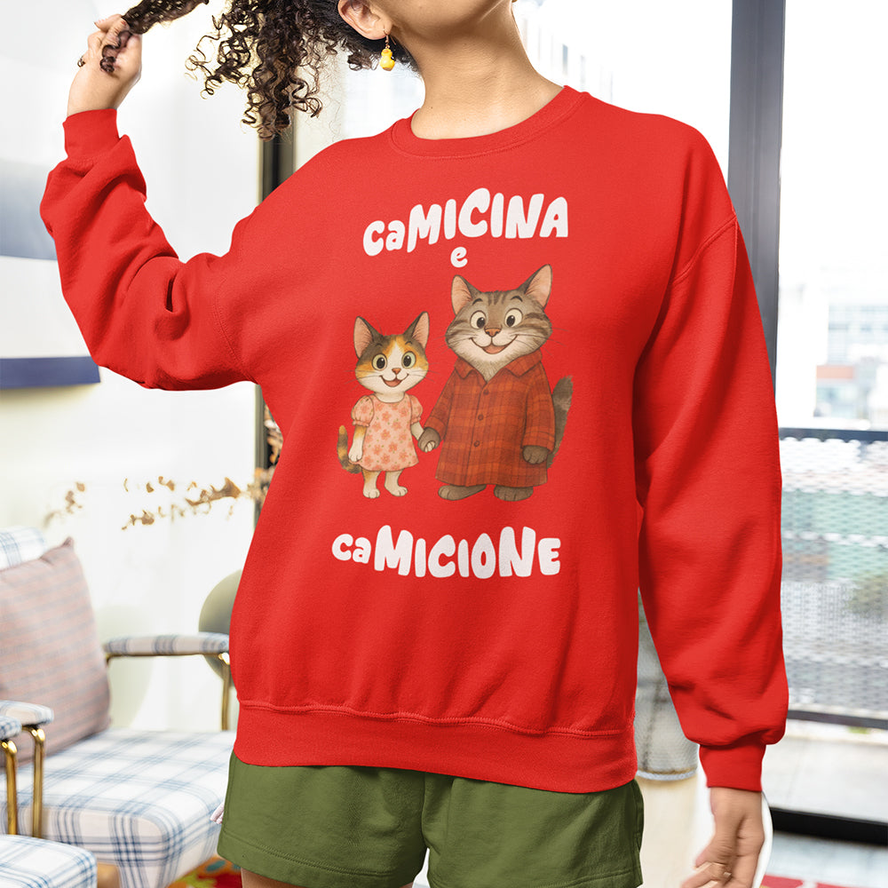 Felpa Unisex Camicina e Camicione per mano