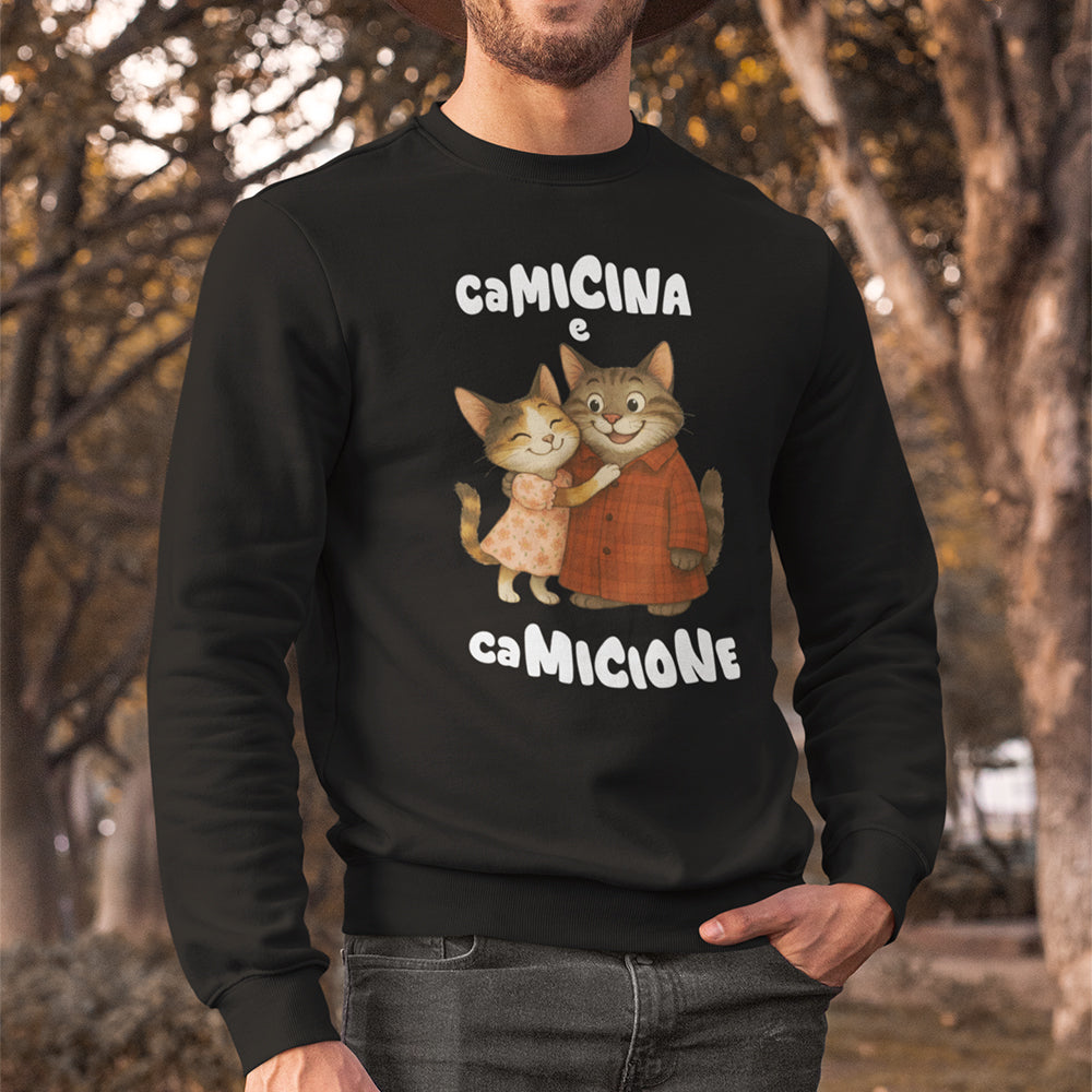 Felpa Unisex Camicina e Camicione abbracciati