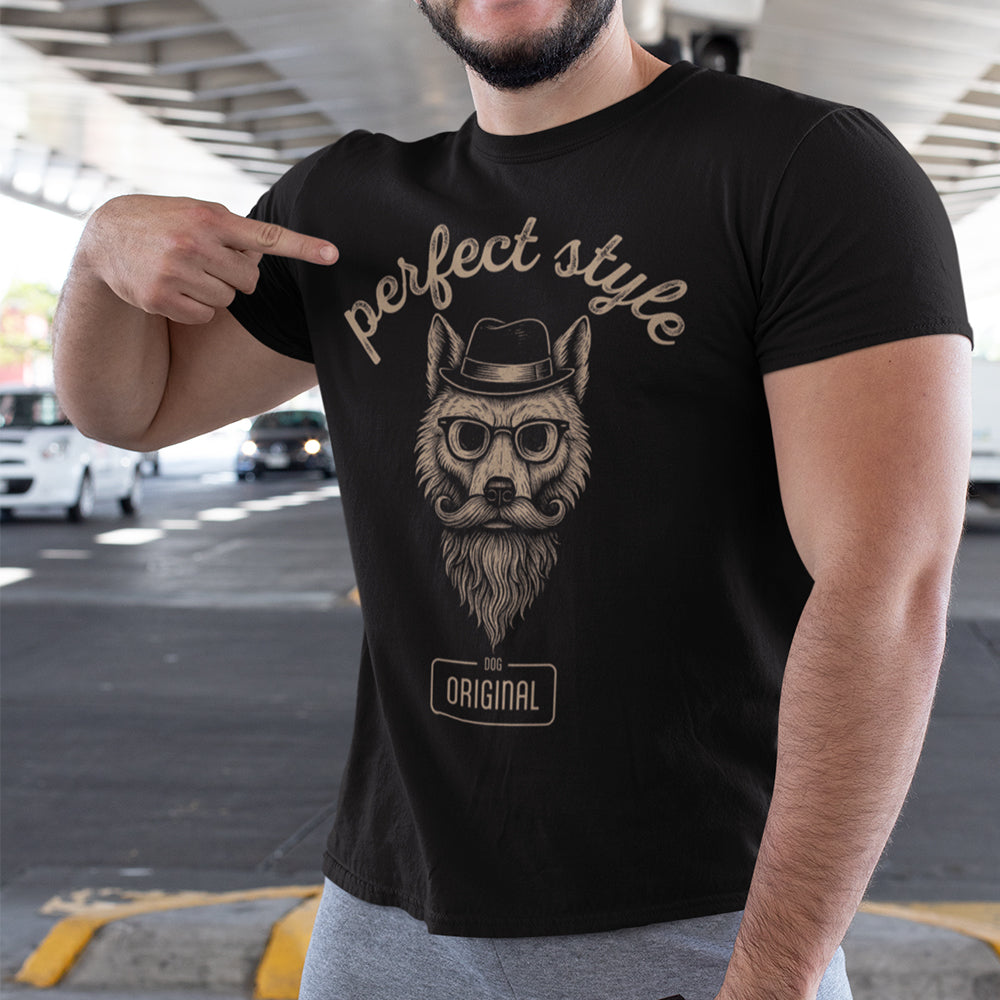 T-Shirt Unisex Hipster DOG