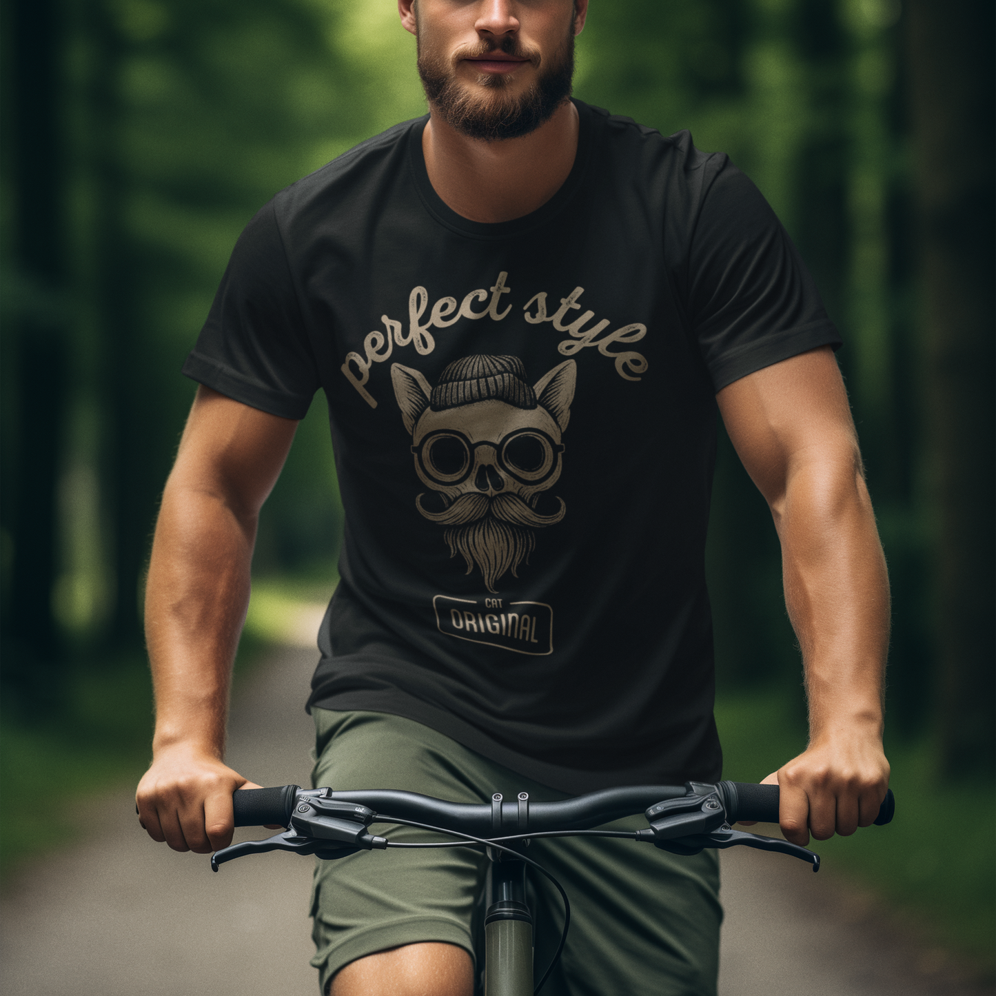 T-Shirt Unisex Hipster CAT