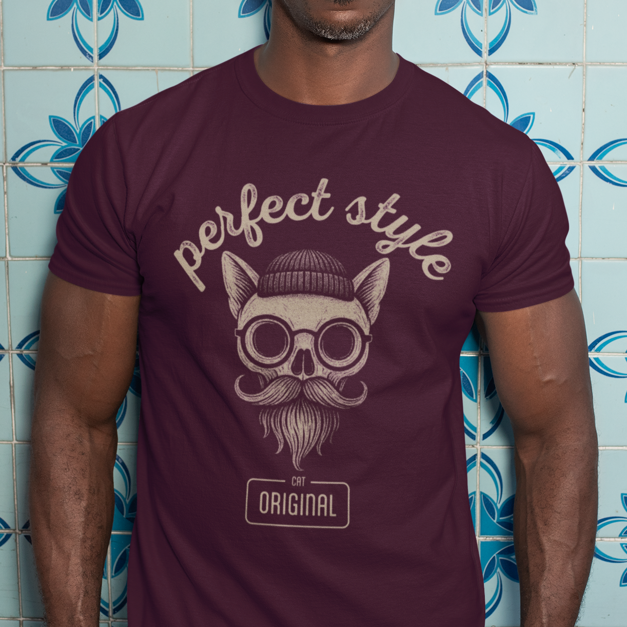 T-Shirt Unisex Hipster CAT