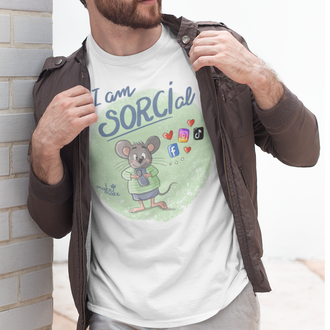 T-Shirt Unisex I am Sorcial
