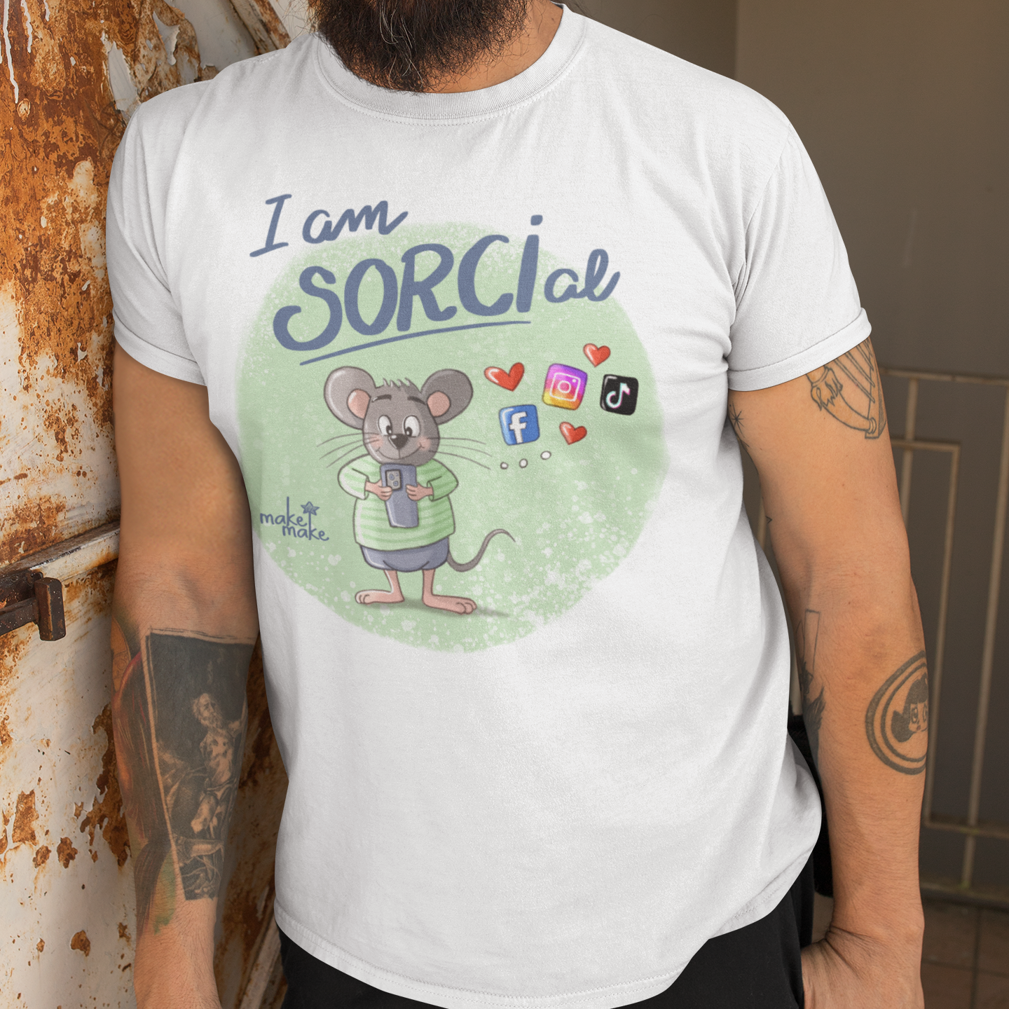 T-Shirt Unisex I am Sorcial