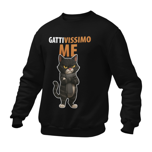 Felpa unisex Gattivissimo Me