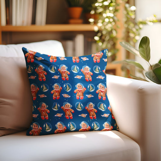 Cuscino All Over Print Cuscino Natalizio Omino Pan di Zenzero