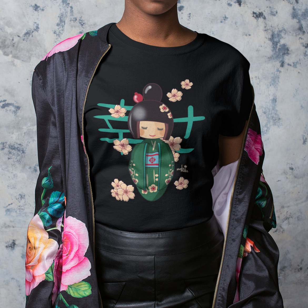 T-Shirt Unisex Kokeshi Giapponesi