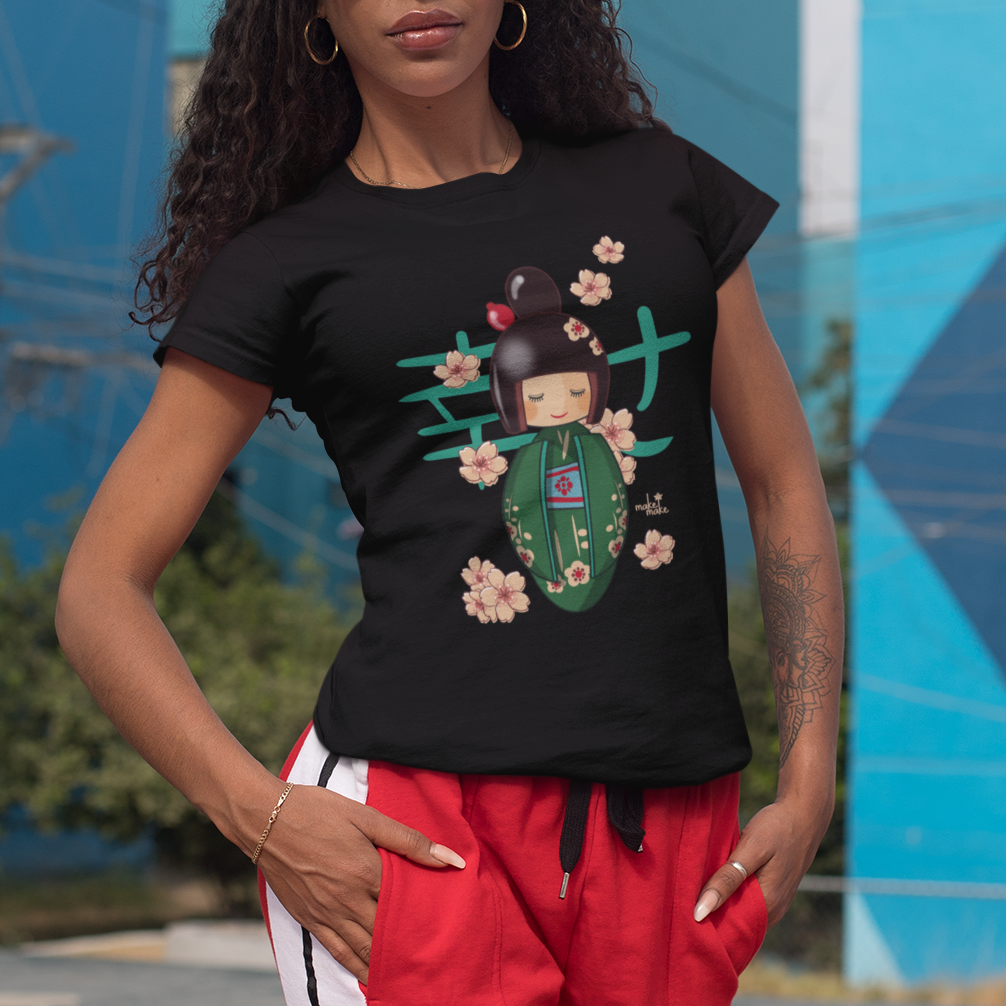 T-Shirt Unisex Kokeshi Giapponesi