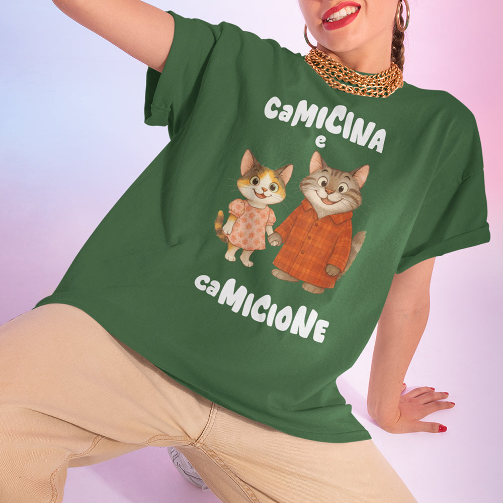 T-Shirt Unisex Camicina e Camicione per mano