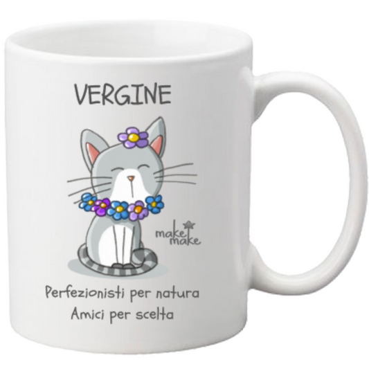 Tazza con Segno Zodiacale Vergine