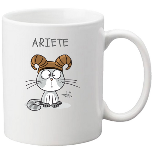 Tazza con Segno Zodiacale Ariete