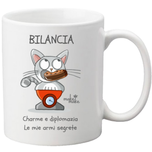 Tazza con Segno Zodiacale Bilancia