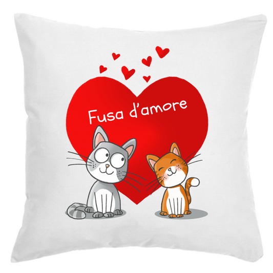 Cuscino Gattini Innamorati