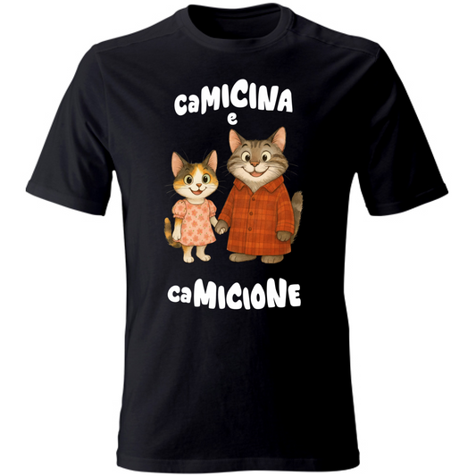 T-Shirt Unisex Camicina e Camicione per mano