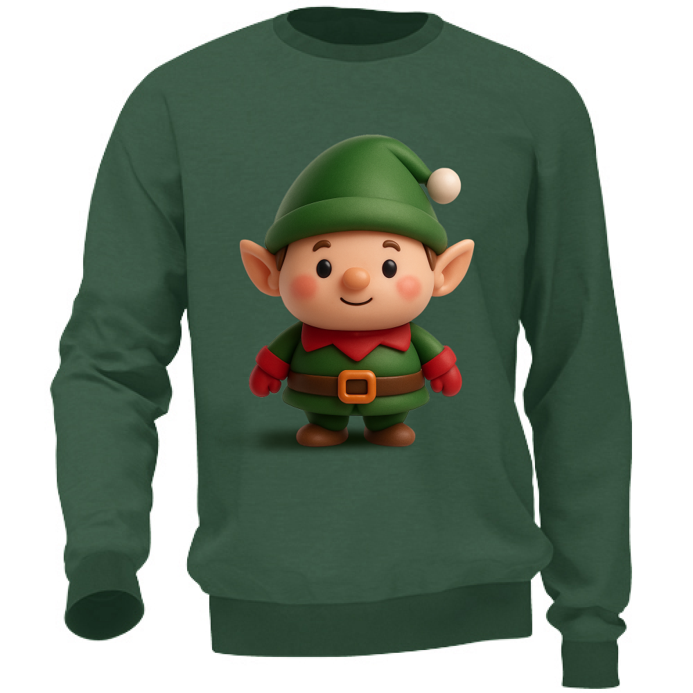 Felpa Unisex Felpa- Unisex Elfo di Natale