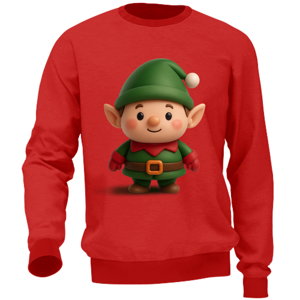 Felpa Unisex Felpa- Unisex Elfo di Natale