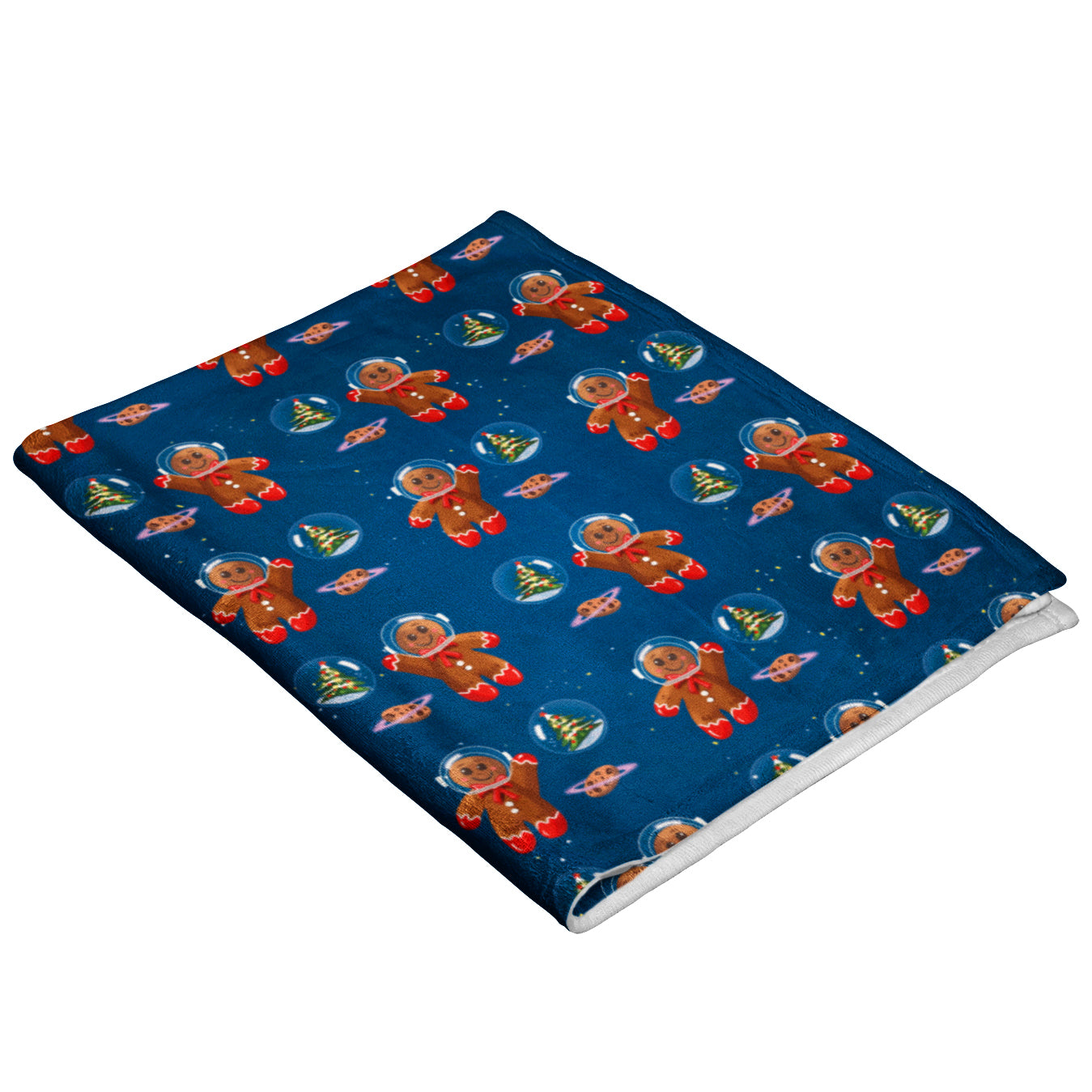 Plaid Pile Plaid Natalizio Omino di Pan di Zenzero