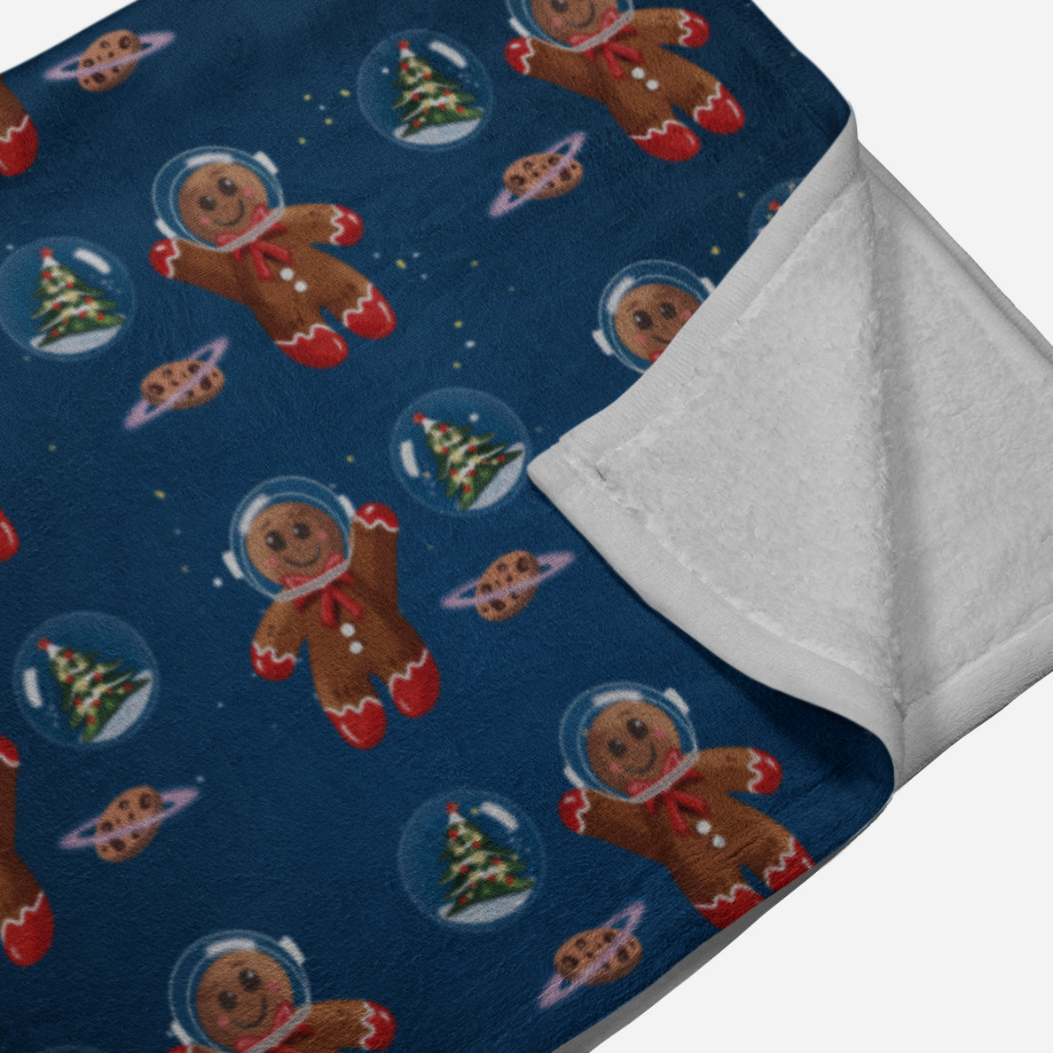 Plaid Pile Plaid Natalizio Omino di Pan di Zenzero