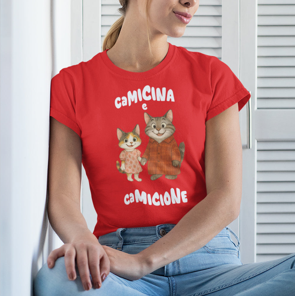 T-Shirt Unisex Camicina e Camicione per mano
